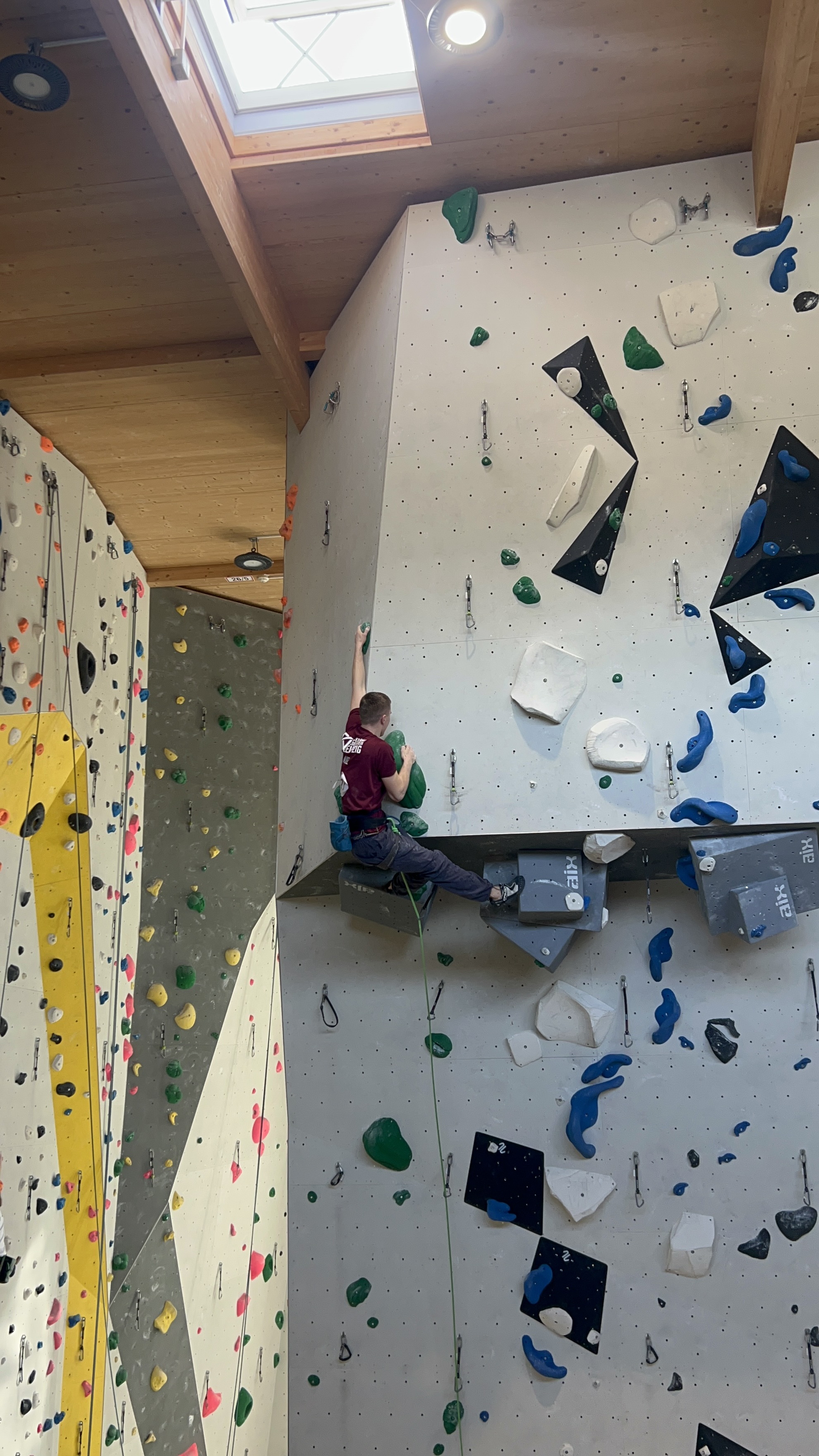 Klettern im Vorstieg