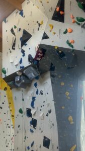 Qualifikationsroute 2 der U19 männlich beim Weimarer Jugend-Kletterwettkampf 2025