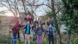 Gruppenbild KBV und DAV zum KidzCup im Kletterthalia