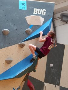 Anne kurz vorm Top beim KidsCup im Mandala Dresden